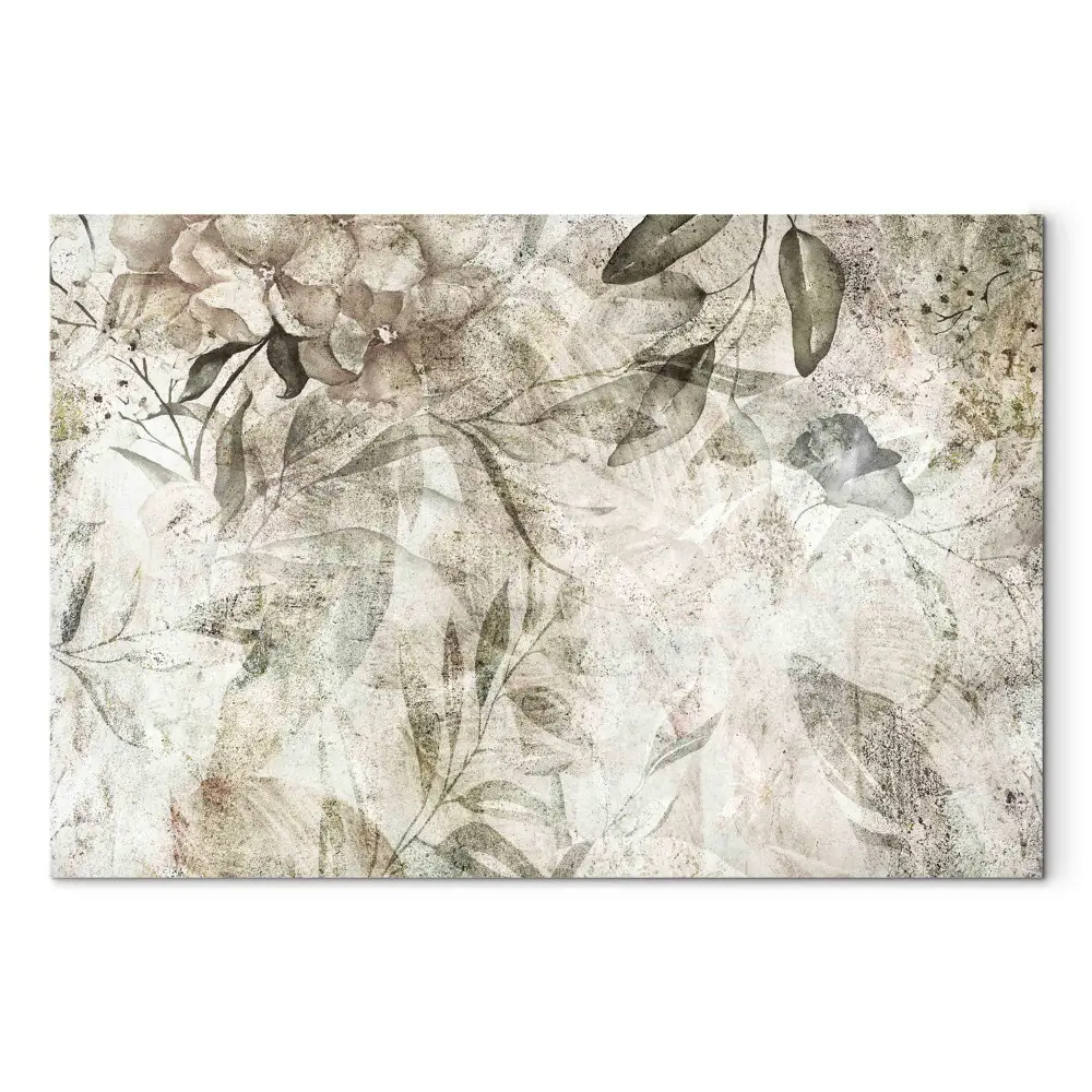 Zerbino Creativo Motivo Floreale Azzurro 40x60 Cm In Gomma Antiscivolo - Lavabile Per Interni/Esterni
