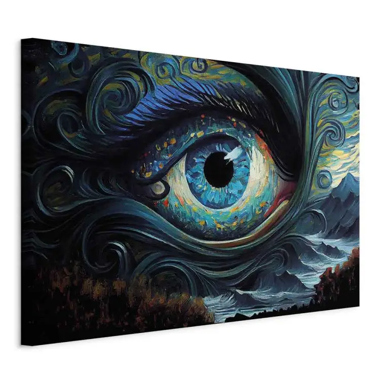quadro-su-tela-occhio-blu-composizione-ispirata-all-opera-di-van-gogh