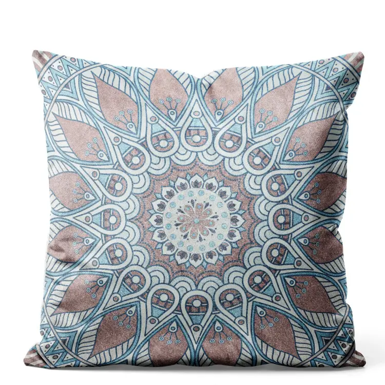 Mandala blu - composizione decorativa con ornamenti orientali