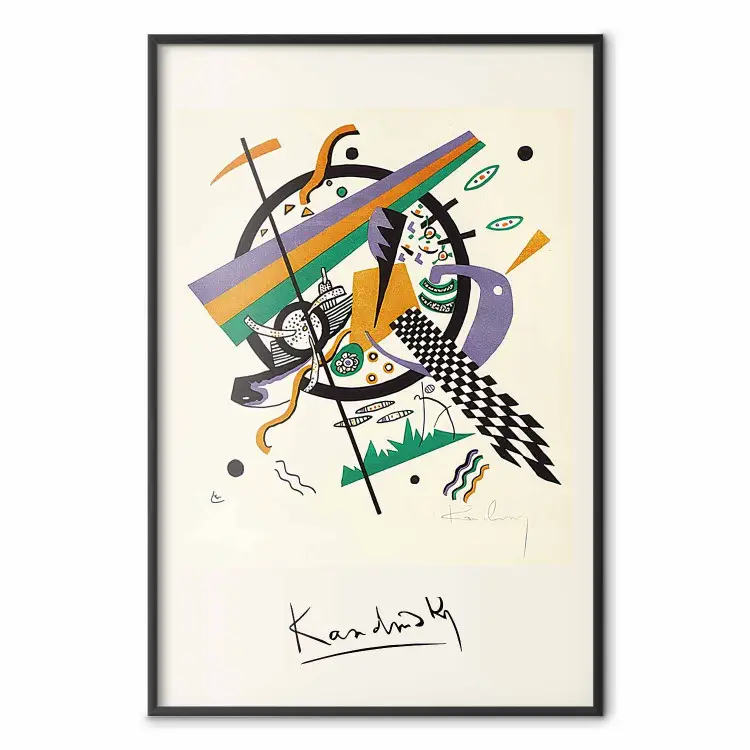 Piccoli mondi - un'astrazione di Kandinsky piena di forme colorate