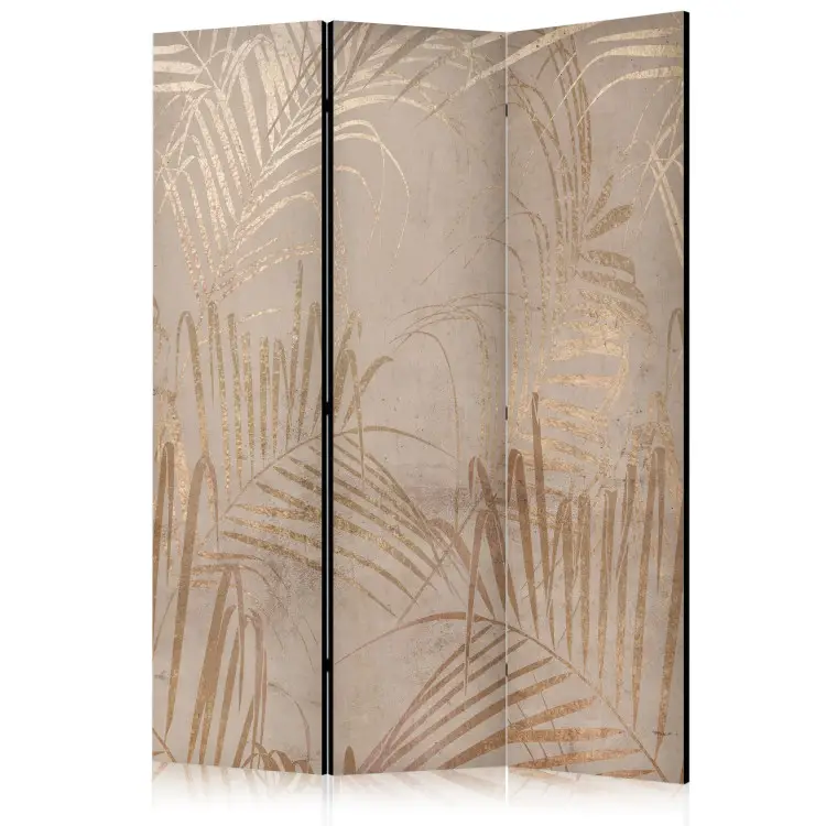 Costa di palme - composizione artistica beige con foglie