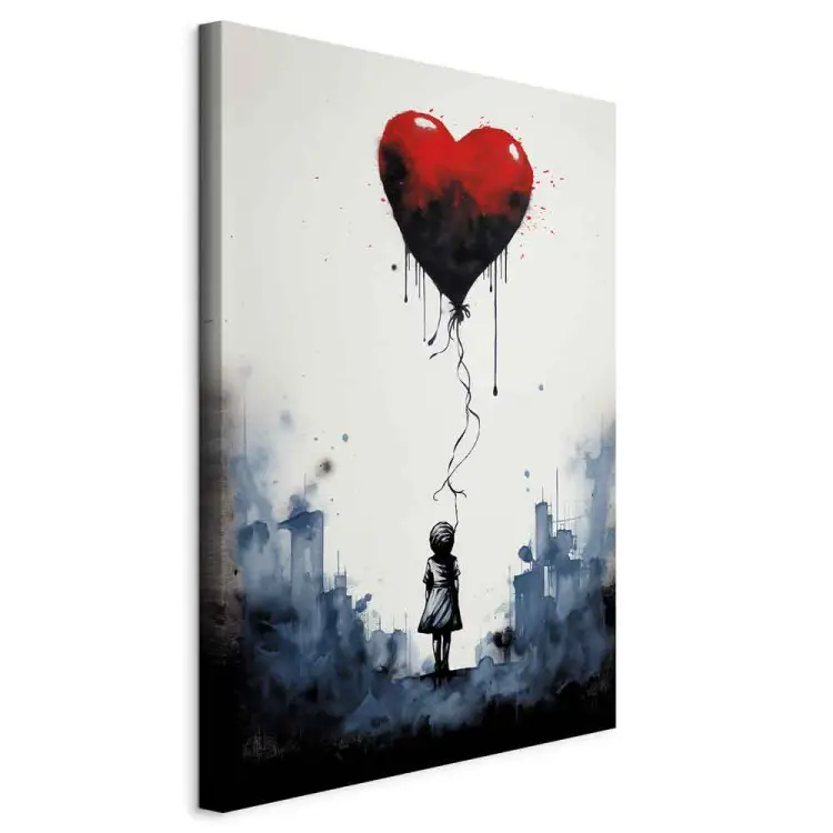 Palloncino volante - stile Banksy