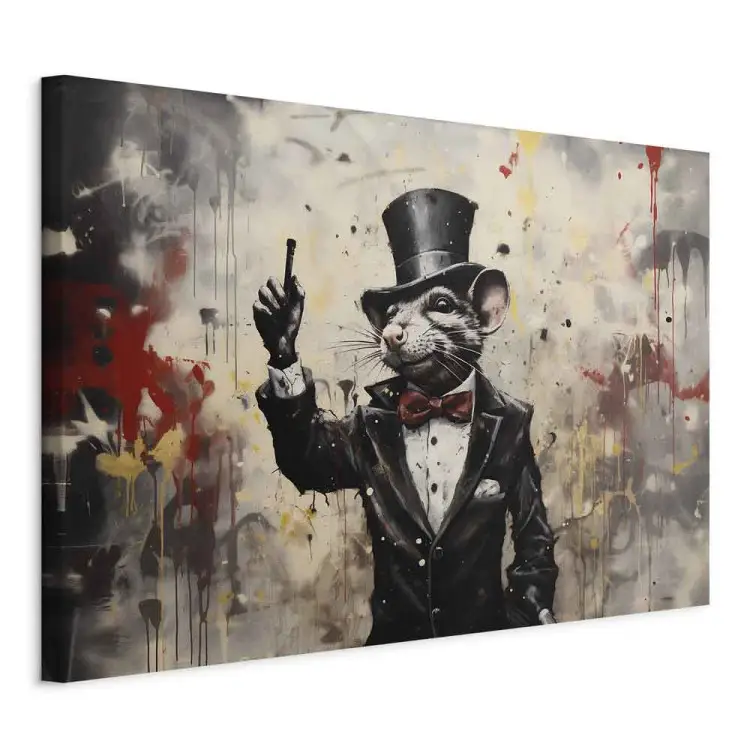 Topo in frac - graffiti ispirati a Banksy