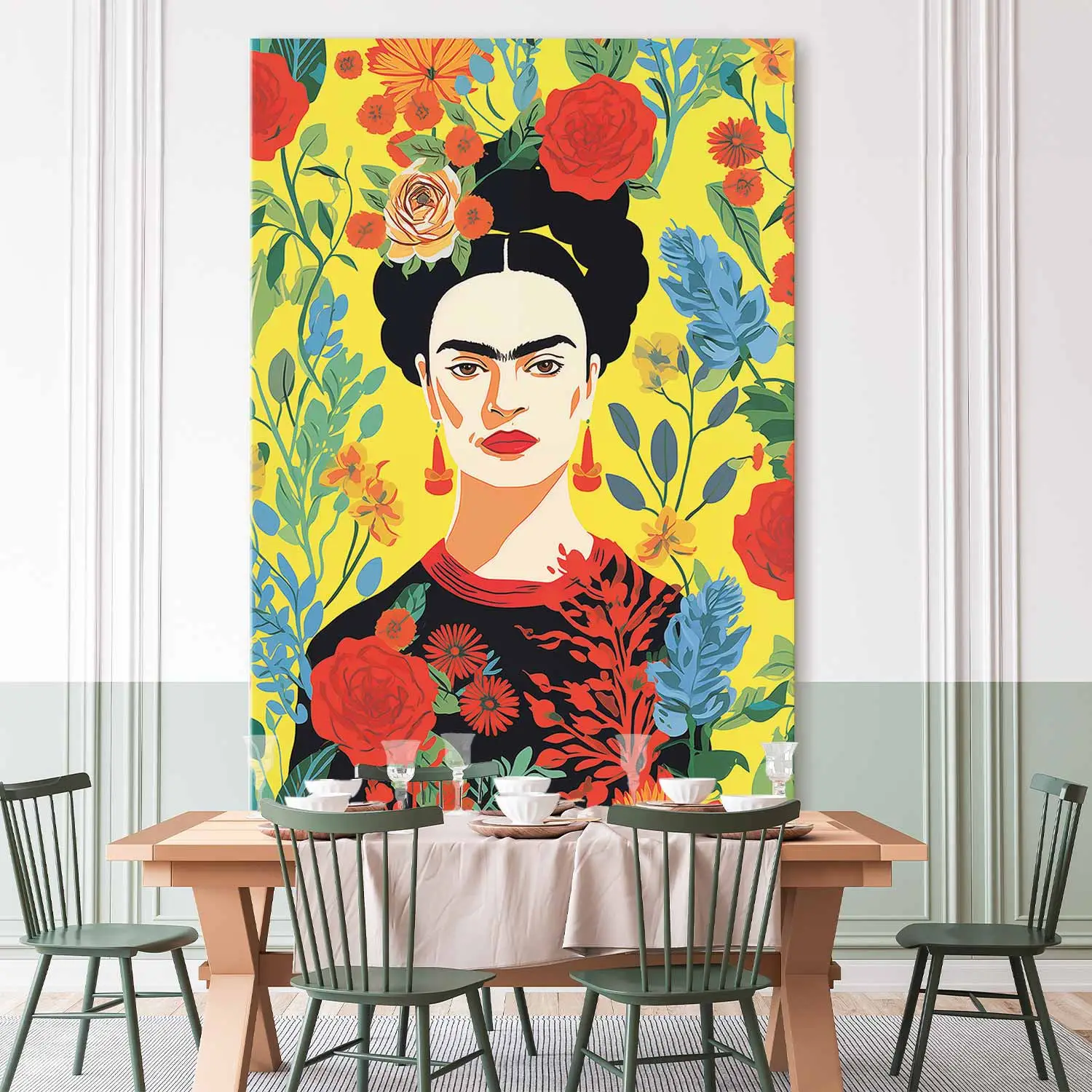 Munxag Dipingi Con I Numeri Per Adulti Frida Kahlo Autoritratto Kit Di Pittura Su Tela A Olio Digitale Per Adulti Bambini Compleanno Decorazioni Per