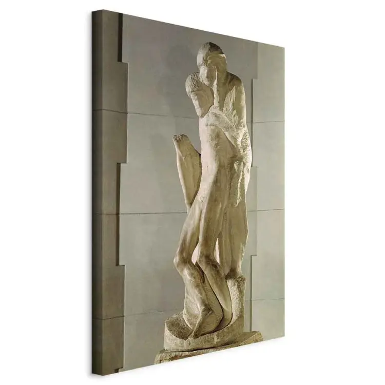 Reproduction Sur Toile Du Jugement Dernier De Michel-Ange – Décoration Murale Faite Main En Italie