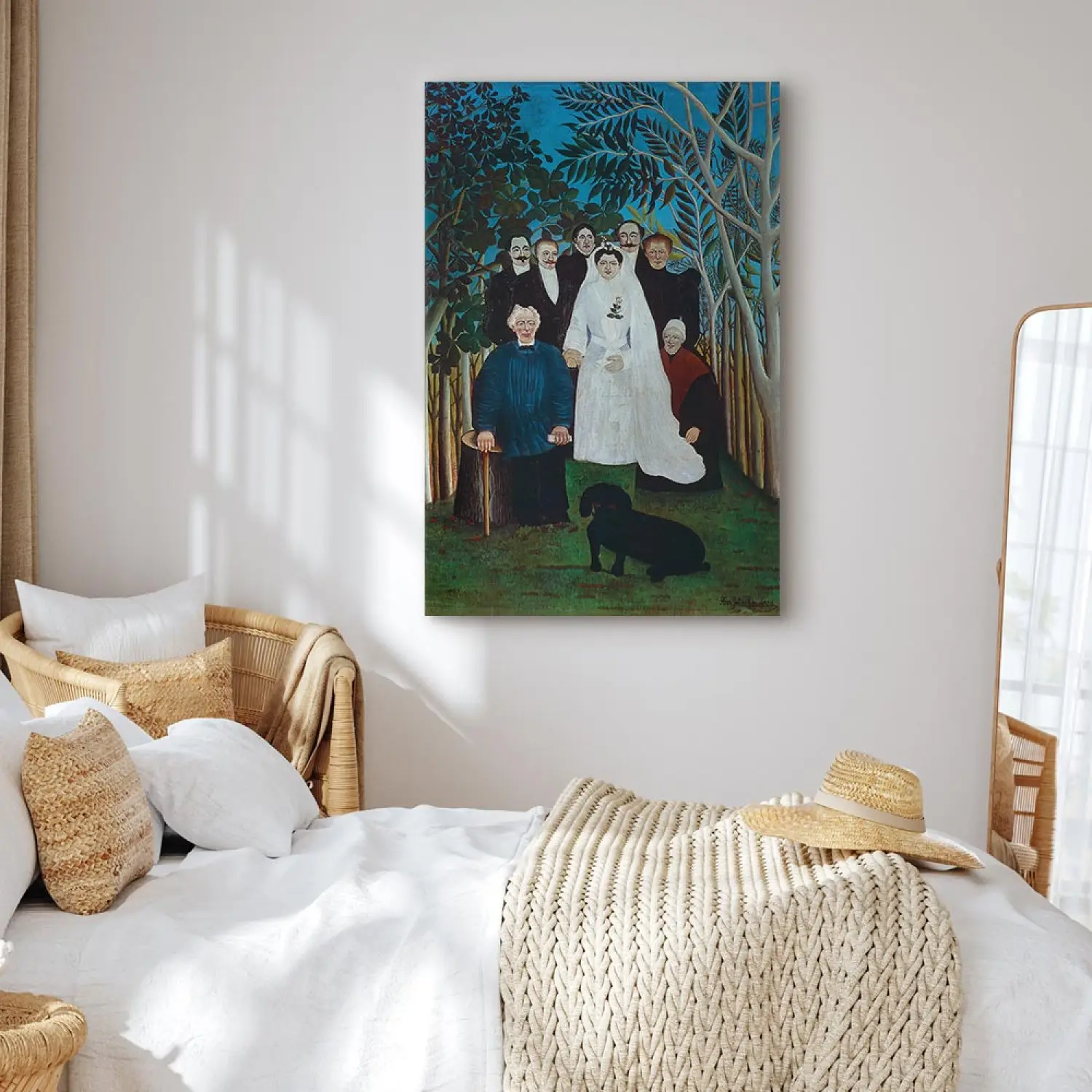 Tableau Décoratif Sur Toile "Rousseau Centenario" - Reproduction Haute Qualité - Fabriqué En Italie