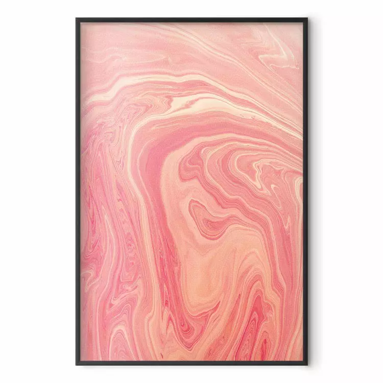 Onda rosa - motivi fluidi in tonalità pastello su uno sfondo chiaro