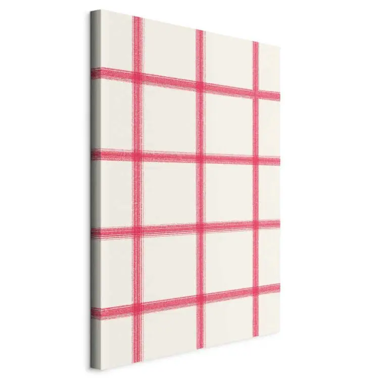 Motivo pastello - linee rosa formano griglia geometrica