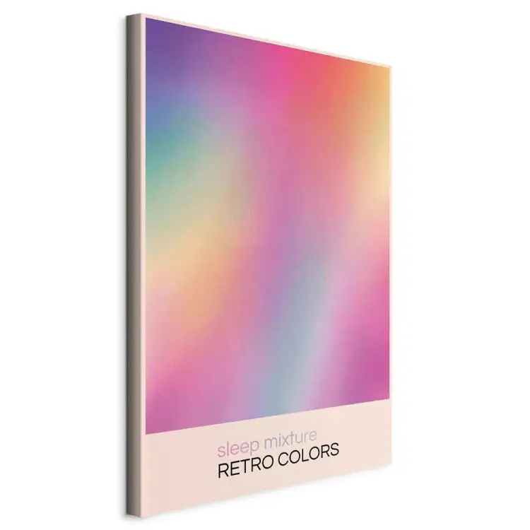 Sogno colorato - gradiente astratto in stile retrò