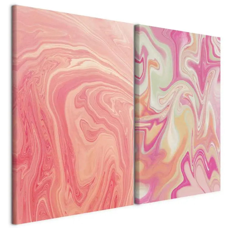 Fantasia di marmo - vortici artistici di colore, astrazione pastello