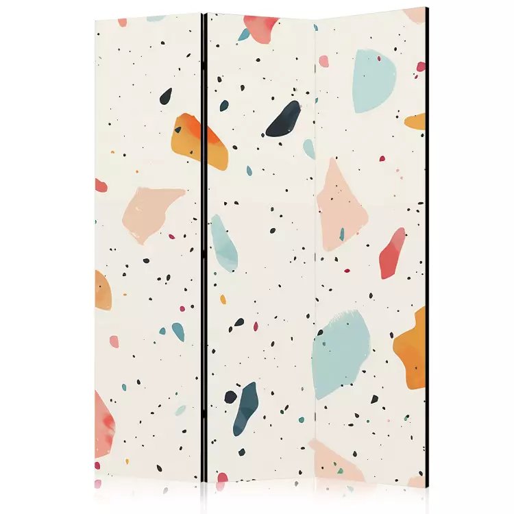 Terrazzo classico - ciottoli colorati su sfondo chiaro