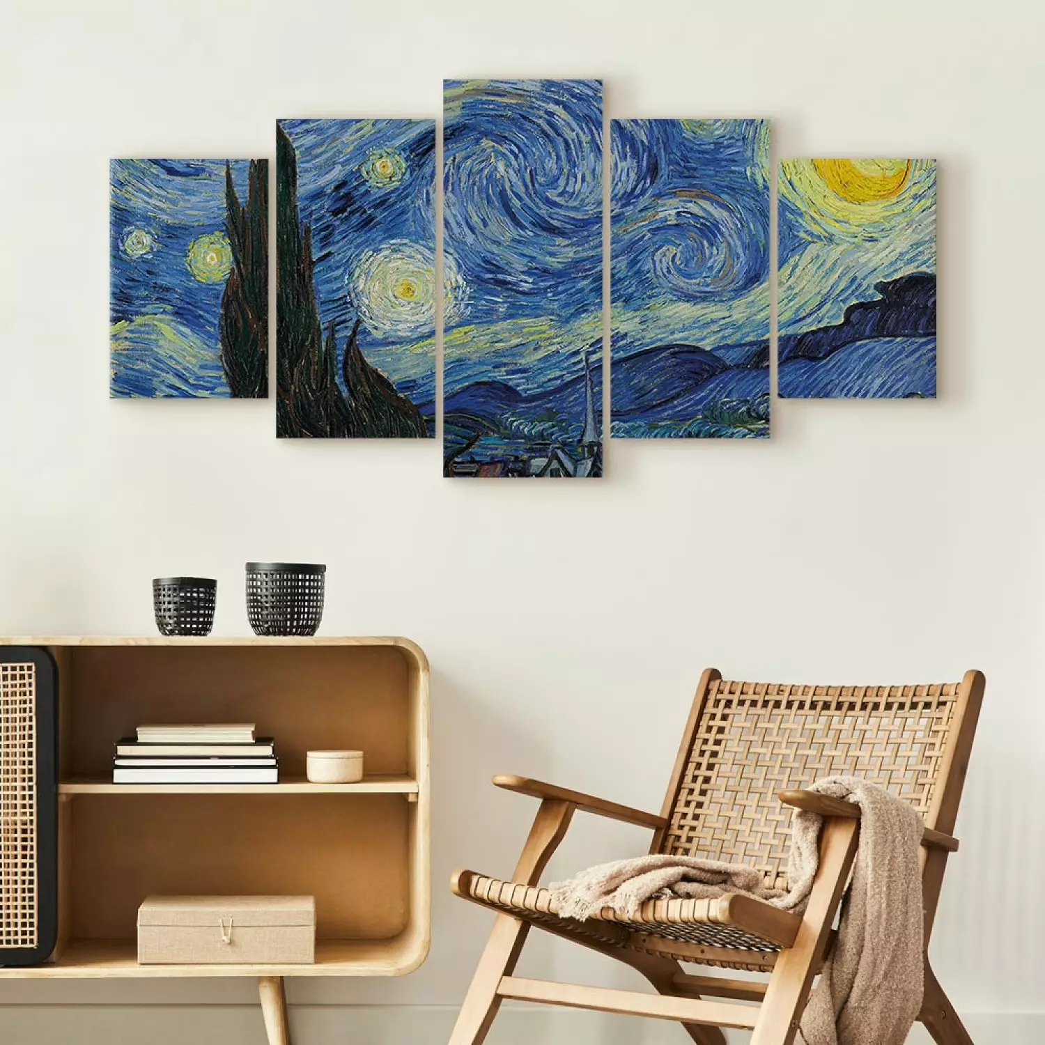 Stampa Su Tela Kubistika - Van Gogh Style Flowers - Foto 2