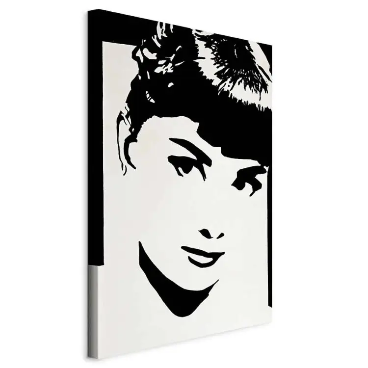 KUSTOM ART Poster Audrey Hepburn 40x30 Cm - Stampa Artistica Su Carta Patinata - Senza Cornice, Serie Attori Hollywood