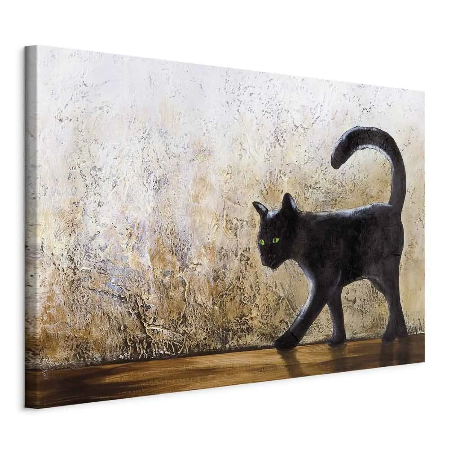Gatto Nero Sdraiato In Resina – Ornamento Da Giardino Realistico, Impermeabile E Antigelo, Idea Regalo Originale
