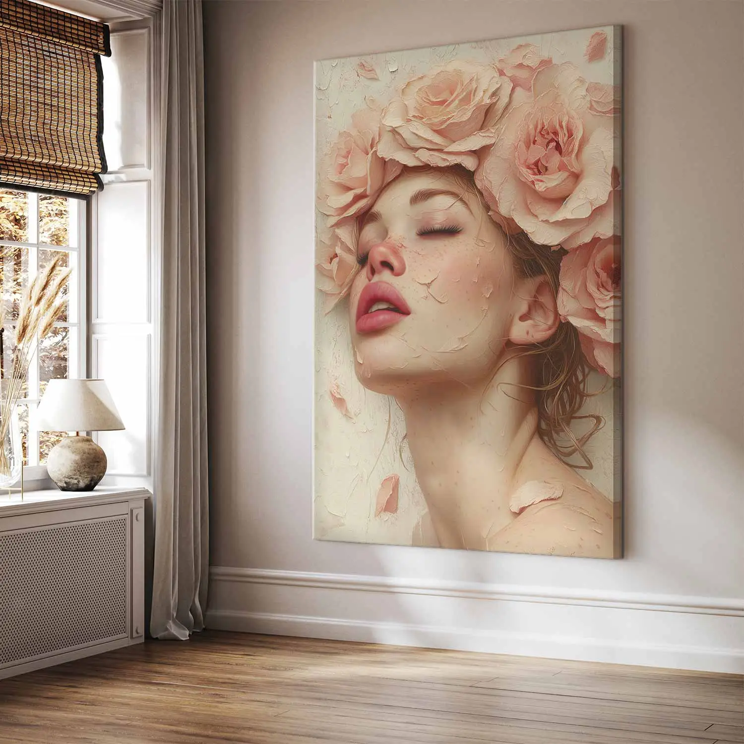 2 Stampe D'Arte Vintage 40x60 Cm, Fiore Rosa E Amore, Poster Floreali Senza Cornice Per Camera Da Letto E Soggiorno - 3