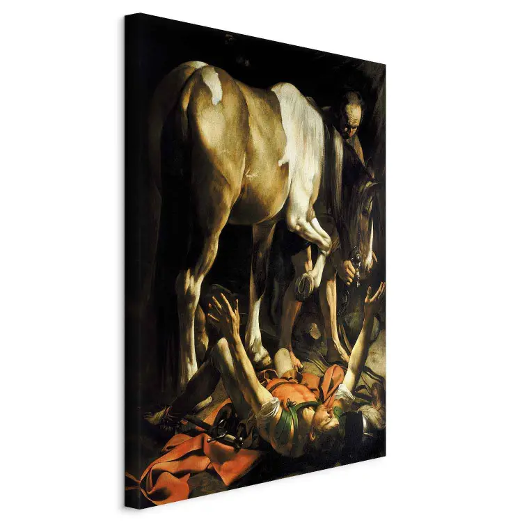 Tableau "La Conversion De Saint Paul" De Caravage - Reproduction Sur Toile Sur Mesure - Déco Maison Italie