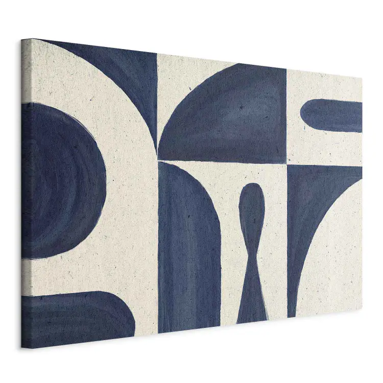 Composizione Retrò - forme geometriche in colori contrastanti