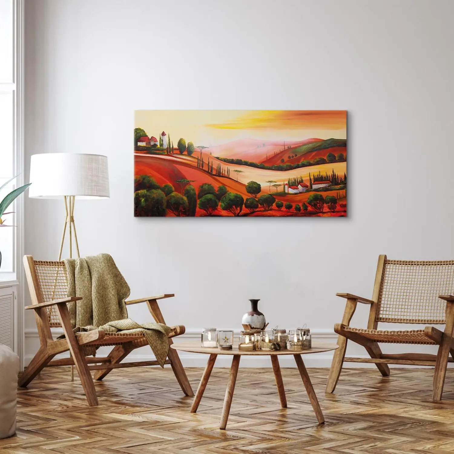 Quadro Stampa su pannello in legno mdf Bruegel - The Harvesters