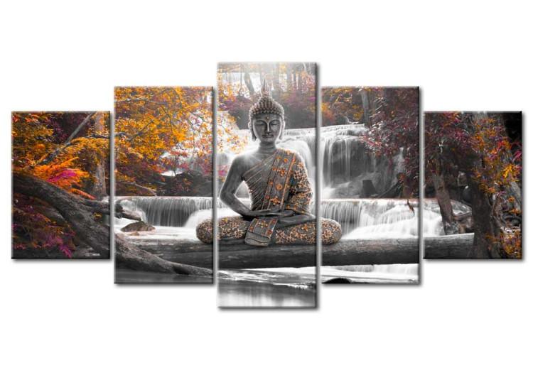 Quadro su tela Buddha autunnale