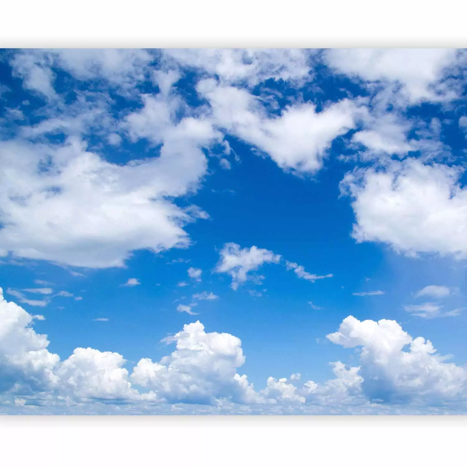 Carta da parato Sotto il cielo aperto paesaggio con cielo blu e nuvole Cielo bimago