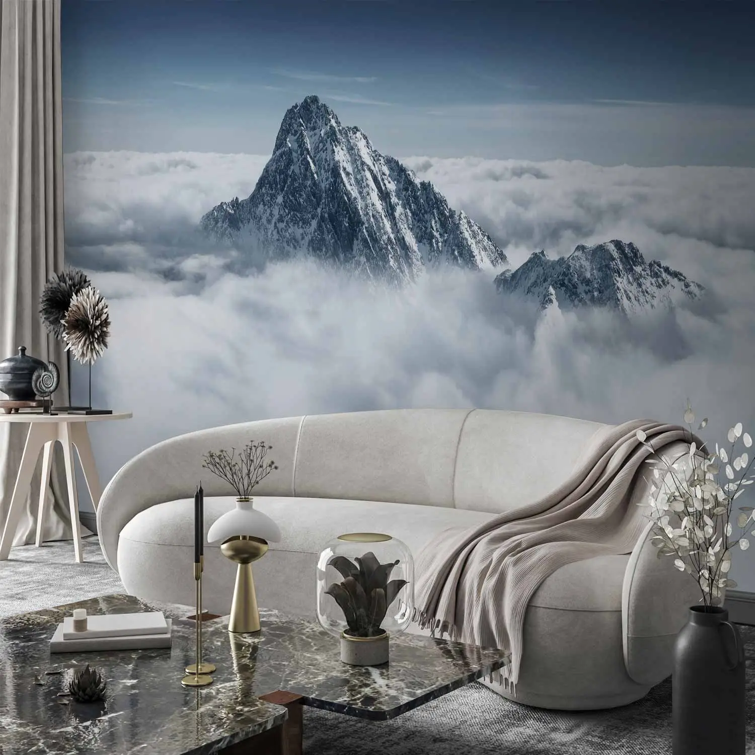 Carta Da Parati Paesaggio Di Montagna- Dimensione: 135x90 Cm | Leroy Merlin - Foto 8