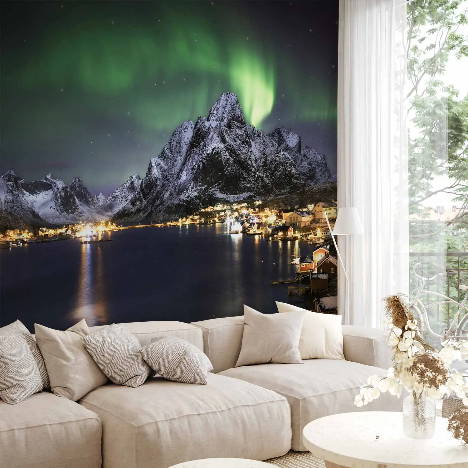 Carta Da Parati Aurora Boreale Carta Da Parati Panoramica Gli Amori Di