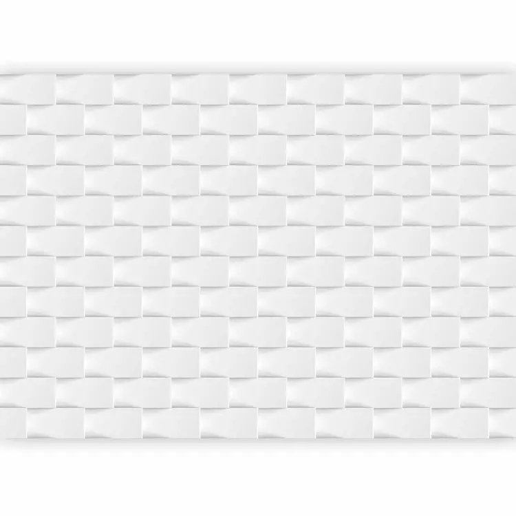Astrazione in bianco - sfondo con modello geometrico regolare