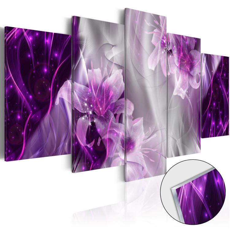 Stampa su vetro acrilico Purple Utopia [Glass]