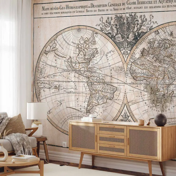 Mappa del mondo idrografica