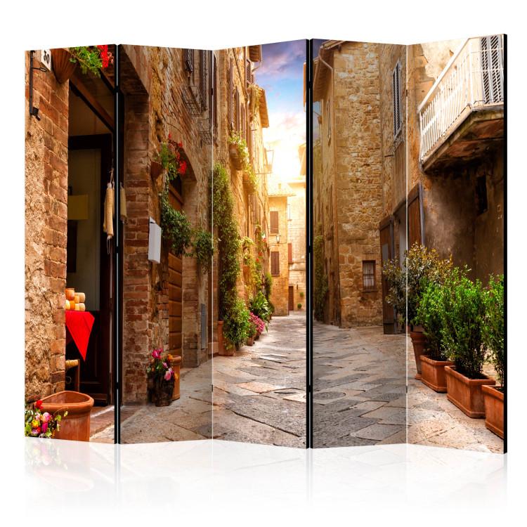 Paravento Colourful Street in Tuscany II [Room Dividers]