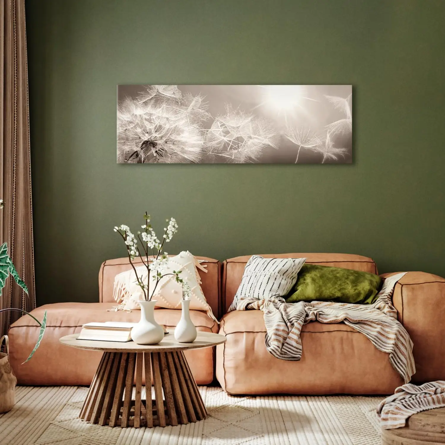 Runa Art Quadro Dente Di Leone – Stampa Su Tela Non Tessuta, Decorazione Murale Per Soggiorno E Camera Da Letto, Made In Germany, 209856b