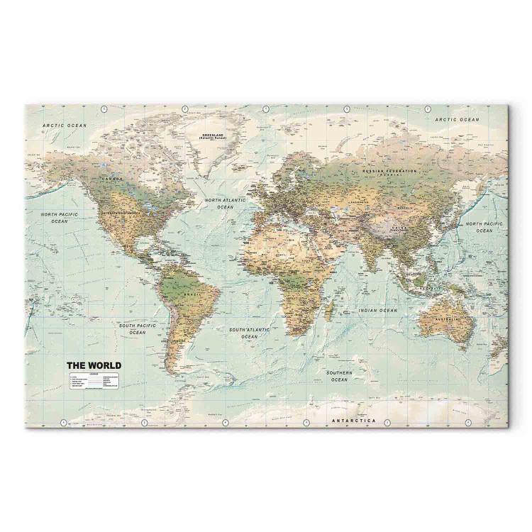 Blanc Mariclò Quadro Mappa Mondo
