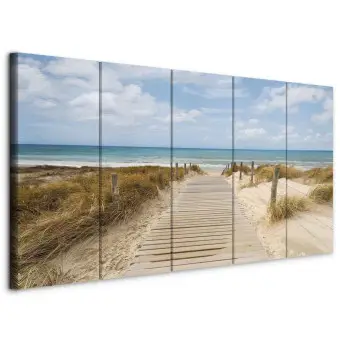 Friedrich - Sera alla spiaggia del Mar Baltico - Quadro Stampa su Tela, Poster, Tavola