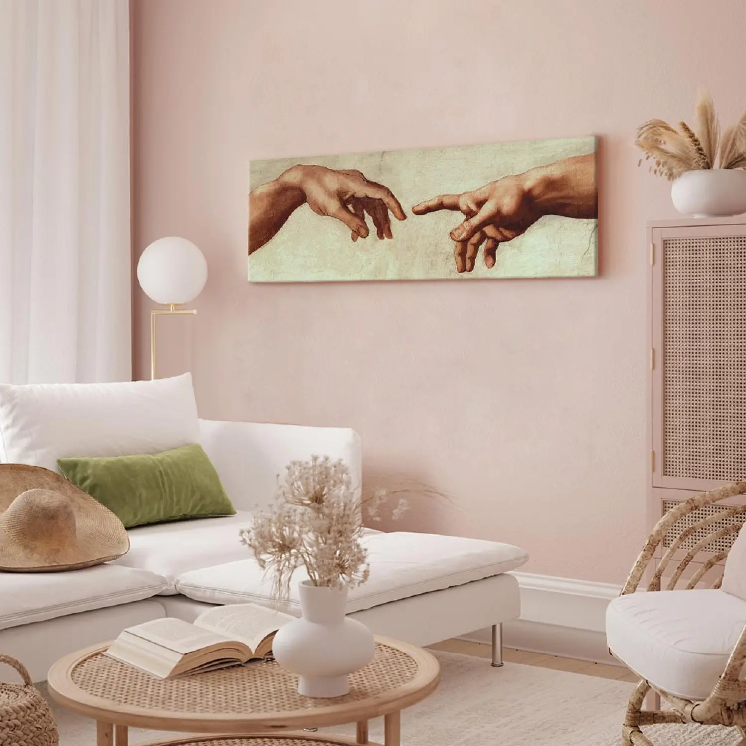 Tableau Sur Toile Gaguin "Il Giorno Di Dio" - Reproduction D'art - 70x50 Cm