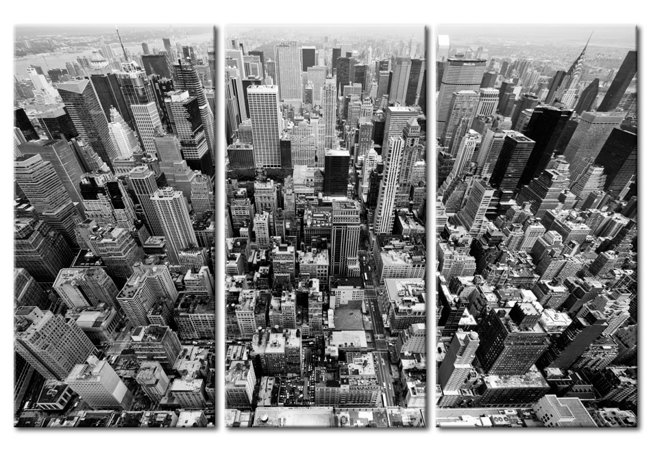 Quadro Panorama incredibile sui tetti di New York - New York - Città -  Quadri
