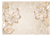 Carta da parati Fiori d'oro e ornamento perlato con accessori in oro e bianco 137850 additionalThumb 1