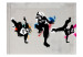 Carta da parati moderna Monkey dance - street art 60550 additionalThumb 1