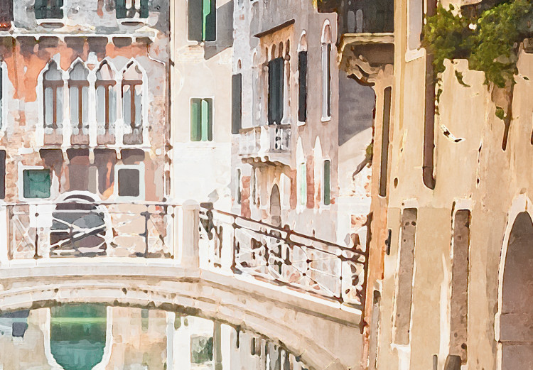 Carta da parati Venezia solare - pittoresco paesaggio con architettura e barche 143441 additionalImage 3