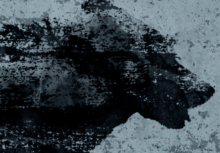 Quadro Figura lupo - animale strisciante su uno sfondo grigio-blu 134851 additionalImage 5