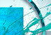 Quadro in vetro acrilico Turquoise Expression [Glass] 92391 additionalThumb 4