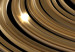 Carta da parati Sfera a spirale dorata - astrazione moderna su uno sfondo nero 137412 additionalThumb 3