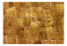 Carta da parati moderna Elementi dorati - sfondo irregolare di blocchi di pietra 94242 additionalThumb 1