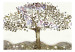 Carta da parati Astrazione con albero dorato - paesaggio in stile Gustav Klimt 64562 additionalThumb 1