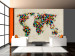 Carta da parati World Map - a kaleidoscope of colors 96862