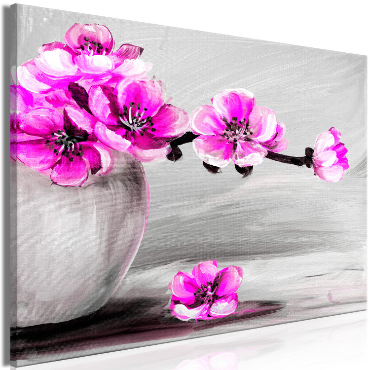 Quadro di Vaso colorato di fiori di campo - Comprar Dipinto Stampa su Tela
