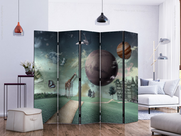 Paravento separè City of the future II [Room Dividers] 132582 additionalImage 2