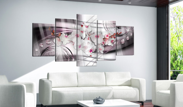 Quadro in vetro acrilico Tint of Orchid [Glass] 92392 additionalImage 3