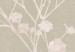 Quadro su tela Erbe in giardino - un ramo luminoso su sfondo beige e scritta francese 136513 additionalThumb 4