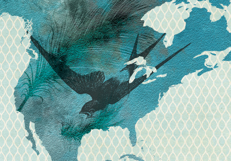 Quadro Migrazioni degli uccelli - Mappe del mondo - Quadri