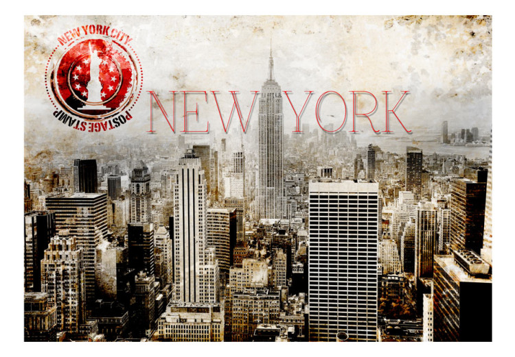 Carta da parati New York - POST AGE STAMP 61633 additionalImage 1